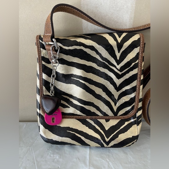 Consuela Zebra Print Crossbody Bag - Picture 2 of 8